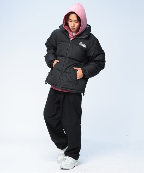 FIRST DOWN（ファーストダウン）の「ダウンジャケット リバーシブル仕様 FDUSA BUBBLE DOWN JKT F942001 ロゴ刺繍（ダウンジャケット/コート・メンズ・ホワイト/ベージュ/ブラック・LL/L/M）」の15枚目の写真