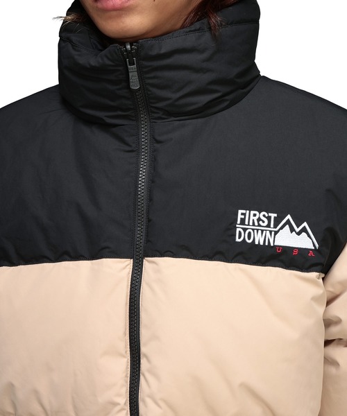 FIRST DOWN（ファーストダウン）の「ダウンジャケット リバーシブル仕様 FDUSA BUBBLE DOWN JKT F942001 ロゴ刺繍（ダウンジャケット/コート・メンズ・ホワイト/ベージュ/ブラック・LL/L/M）」の21枚目の写真