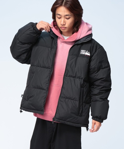 FIRST DOWN（ファーストダウン）の「ダウンジャケット リバーシブル仕様 FDUSA BUBBLE DOWN JKT F942001 ロゴ刺繍（ダウンジャケット/コート・メンズ・ホワイト/ベージュ/ブラック・LL/L/M）」の12枚目の写真