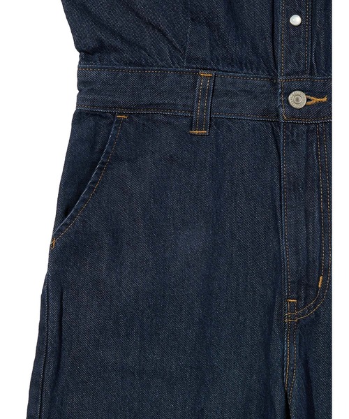 Levi's（リーバイス）の「Levi's/リーバイス リノア ワイドレッグ ジャンプスーツ（つなぎ/オールインワン・レディース・ダークインディゴブルー・S/XS/M）」の7枚目の写真