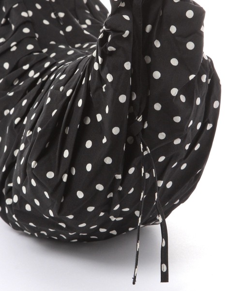 3.3 Field Trip （3.3フィールドトリップ）の「3.3 Field Trip／ドットギャザーBAG（ショルダーバッグ・レディース・ホワイト/ブラック・FREE）」の9枚目の写真