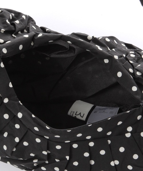 3.3 Field Trip （3.3フィールドトリップ）の「3.3 Field Trip／ドットギャザーBAG（ショルダーバッグ・レディース・ホワイト/ブラック・FREE）」の10枚目の写真