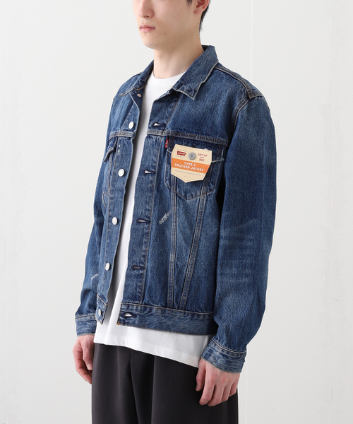 Levis PReMIUM(リーバイスプレミアム)の「LEVI’S(R) / リーバイス(R) 別注 TYPE III TRUCKER JACKET Selvedge INDIGO(デニムジャケット・メンズ・コバルトブルー・XX-LARGE/X-LARGE/LARGE/MEDIUM/SMALL/X-SMALL)」の21枚目の写真
