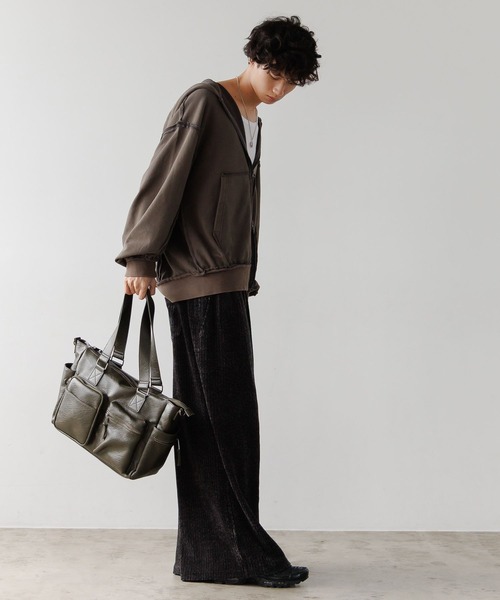 PBLIM（ページボーイリム）の「《UNISEX》ベロアワイドイージーパンツ（その他パンツ・レディース・ブラウン系その他/グレー系その他/ボルドー・LARGE/MEDIUM）」の15枚目の写真