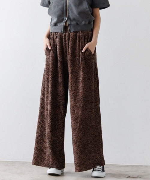 PBLIM（ページボーイリム）の「《UNISEX》ベロアワイドイージーパンツ（その他パンツ・レディース・ブラウン系その他/グレー系その他/ボルドー・LARGE/MEDIUM）」の22枚目の写真