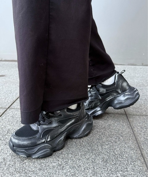 sedacle(セダクル)の「プラットフォームスニーカー(スニーカー・レディース・ブラック/シルバー・SMALL/MEDIUM/LARGE/X-LARGE)」の19枚目の写真