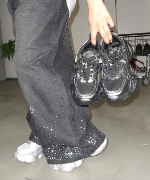 sedacle(セダクル)の「プラットフォームスニーカー(スニーカー・レディース・ブラック/シルバー・SMALL/MEDIUM/LARGE/X-LARGE)」の14枚目の写真