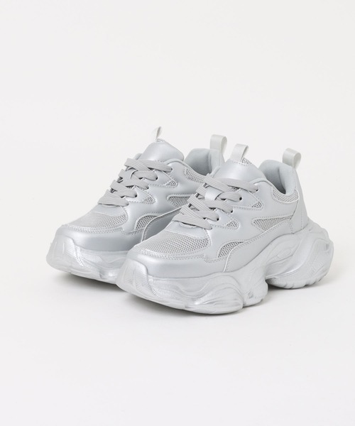 sedacle(セダクル)の「プラットフォームスニーカー(スニーカー・レディース・ブラック/シルバー・SMALL/MEDIUM/LARGE/X-LARGE)」の10枚目の写真