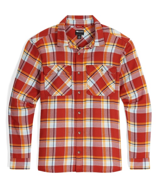 OUTDOOR RESEARCH（アウトドアリサーチ）の「OUTDOOR RESEARCH/アウトドアリサーチ Feedback Flannel Twill Shirt/フィードバックツイルシャツ（シャツ/ブラウス・メンズ・レッド/ネイビー・MEDIUM/LARGE）」の3枚目の写真