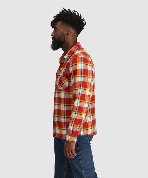 OUTDOOR RESEARCH（アウトドアリサーチ）の「OUTDOOR RESEARCH/アウトドアリサーチ Feedback Flannel Twill Shirt/フィードバックツイルシャツ（シャツ/ブラウス・メンズ・レッド/ネイビー・MEDIUM/LARGE）」の5枚目の写真