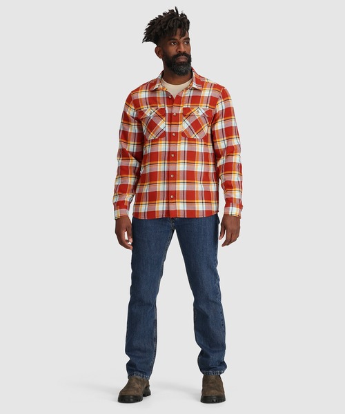 OUTDOOR RESEARCH（アウトドアリサーチ）の「OUTDOOR RESEARCH/アウトドアリサーチ Feedback Flannel Twill Shirt/フィードバックツイルシャツ（シャツ/ブラウス・メンズ・レッド/ネイビー・MEDIUM/LARGE）」の7枚目の写真