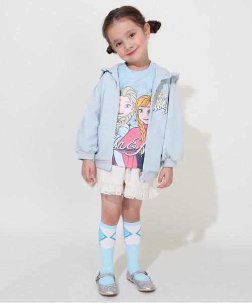 ディズニー プリンセス / ラメジップパーカー 0864K（パーカー