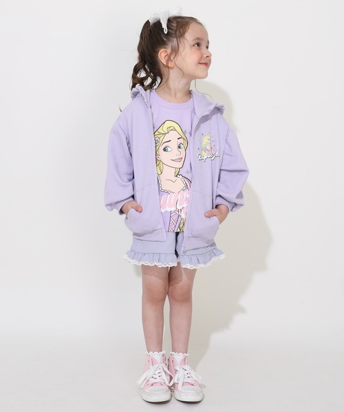 ディズニー プリンセス / ラメジップパーカー 0864K（パーカー