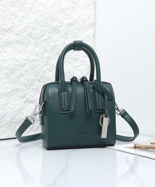 Ungrid(アングリッド)の「【Ungrid/アングリッド】 シンプルスムース ミニボストンバッグ(ボストンバッグ・レディース・ベージュ/ブラック/ダークグリーン/アイボリー/グレー/キャメル・FREE)」の11枚目の写真