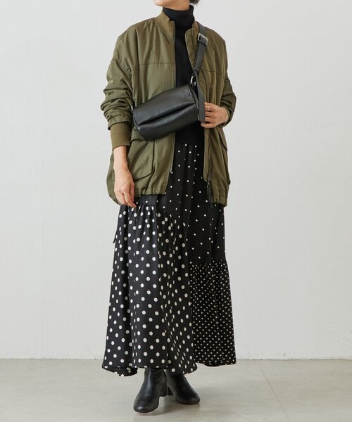 ドットパッチワークロングスカート（スカート）｜BEARDSLEY