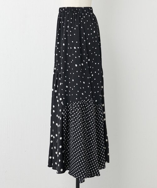 ドットパッチワークロングスカート（スカート）｜BEARDSLEY