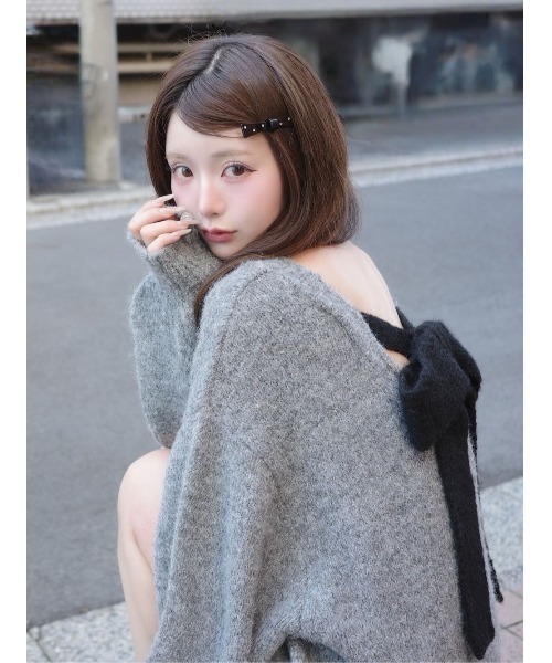 Darich バックオープンニットトップス バックオープンニットトップス（ニット/セーター）｜Darich