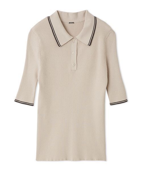 Mila Owen（ミラオーウェン）の「【WEB限定カラー】【セットアップ対応】ポロ衿リブニットプルオーバー（ニット/セーター・レディース・アイボリー/ライトブルー/モカ/バーガンディー/ピンク・0/1）」の10枚目の写真