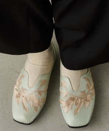 Unitage（ユニテージ）の「刺繍フラットシューズ（その他シューズ）」