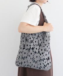 ・cache cache フラワーレーストートバッグ