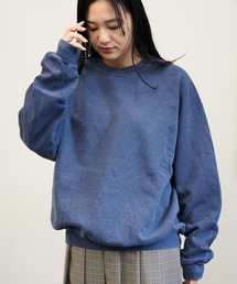 TOWNCRAFT（タウンクラフト）の「TOWNCRAFT / タウンクラフト 90S PIGMENT CREW SWEAT ヴィンテージ加工 ピグメントダイ クルーネックスウェット（スウェット）」