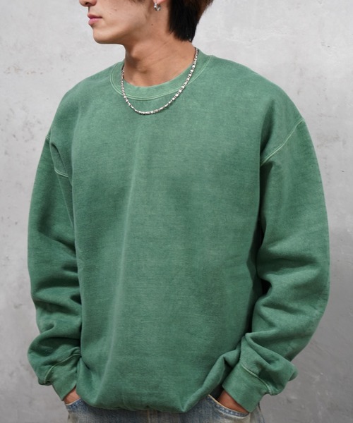 TOWNCRAFT / タウンクラフト 90S PIGMENT CREW SWEAT ヴィンテージ加工