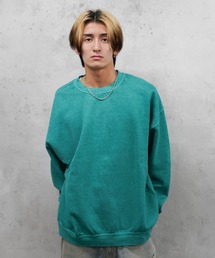 TOWNCRAFT（タウンクラフト）の「TOWNCRAFT / タウンクラフト 90S PIGMENT CREW SWEAT ヴィンテージ加工 ピグメントダイ クルーネックスウェット（スウェット）」