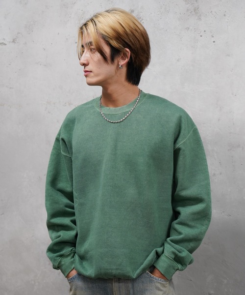 50s〜60s TOWNCRAFT vintageフェードグリーンスウェット PENNEYS（ペニーズ） 60'S TOWN CRAFT Raglan Vintage Sweat Shirts