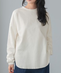 itto...（イット）の「ラウンドヘムジャガードコットンカットソー（Tシャツ/カットソー）」