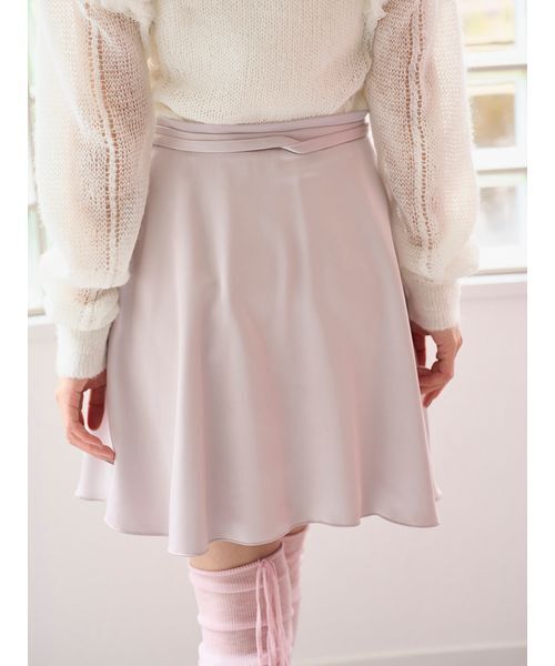Chacott（チャコット）の「【Chacott】サテンラップスカショ（その他パンツ・レディース・ピンクベージュ/アイボリー・1/0）」の9枚目の写真