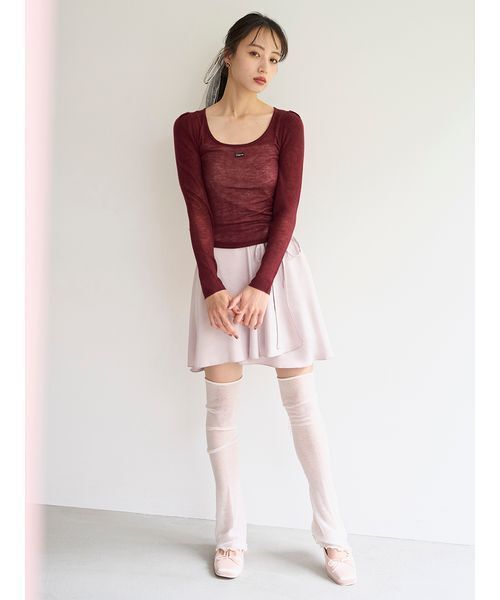 Chacott（チャコット）の「【Chacott】サテンラップスカショ（その他パンツ・レディース・ピンクベージュ/アイボリー・1/0）」の17枚目の写真