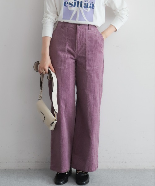 コードストレッチ ワイドフレアパンツ（その他パンツ）｜NOMBRE IMPAIR