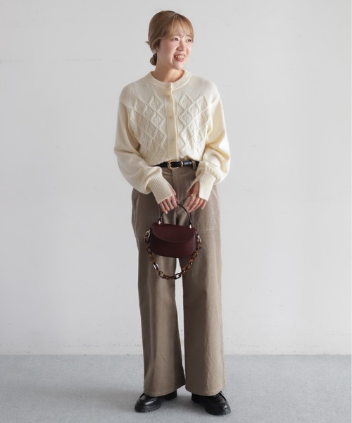 コードストレッチ ワイドフレアパンツ（その他パンツ）｜NOMBRE IMPAIR