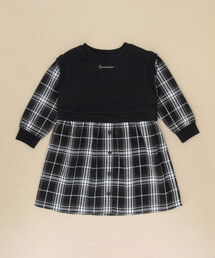 COMME CA ISM | チェック ワンピース(ベビーサイズ)(ワンピース)