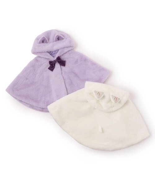 ネコ耳エコファーケープ（その他ベビーウェア）｜ANNA SUI mini