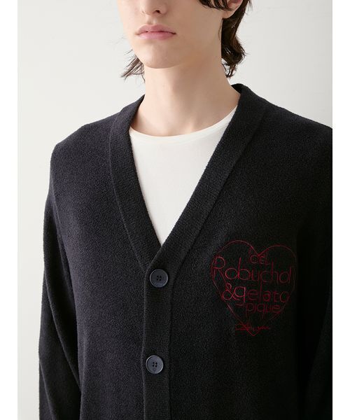 セール】【JOEL ROBUCHON】【HOMME】スムーズィーシルクカーディガン