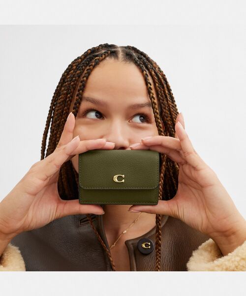 ミニ トライフォールド ウォレット（財布）｜COACH（コーチ）の