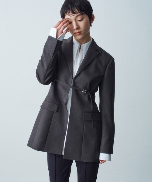 belted chic jacket（テーラードジャケット）｜CODE A（コードエー）の