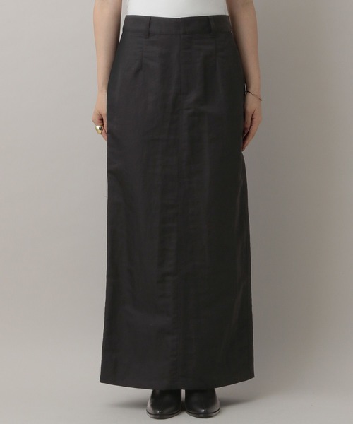 A part by（アパートバイ）の「【セットアップ対応】ナイロンタイトスカート（スカート・レディース・ブラック/ライトベージュ/カーキ・SMALL/MEDIUM）」の11枚目の写真