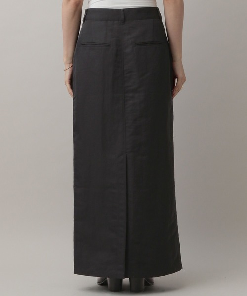 A part by（アパートバイ）の「【セットアップ対応】ナイロンタイトスカート（スカート・レディース・ブラック/ライトベージュ/カーキ・SMALL/MEDIUM）」の13枚目の写真