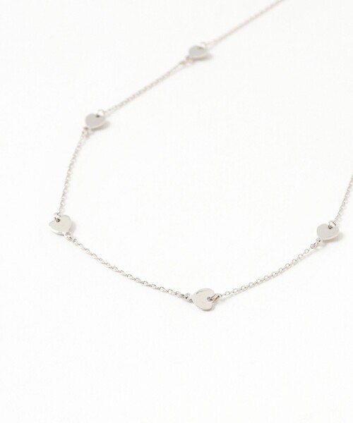 Ray BEAMS(レイビームス)の「ハート チェーン ネックレス(ネックレス・レディース・ゴールド/シルバー・ONE SIZE)」の3枚目の写真