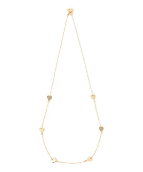 Ray BEAMS(レイビームス)の「ハート チェーン ネックレス(ネックレス・レディース・ゴールド/シルバー・ONE SIZE)」の5枚目の写真