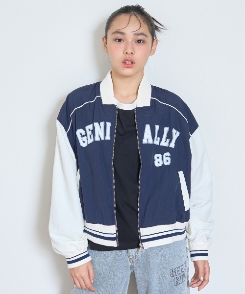 LOVETOXIC（ラブトキシック）の「【LTXC】スタジャン（スタジャン・キッズ・グリーン/ネイビー/エンジ/ブラック・L/M/S）」の3枚目の写真