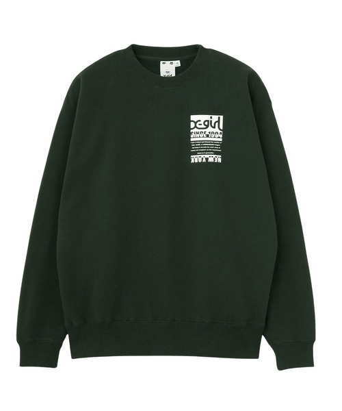 X-girl（エックスガール）の「BI COLOR BOX LOGO CREWNECK SWEAT TOP（スウェット・レディース・チャコール/ブラック/アッシュ・S/M）」の10枚目の写真