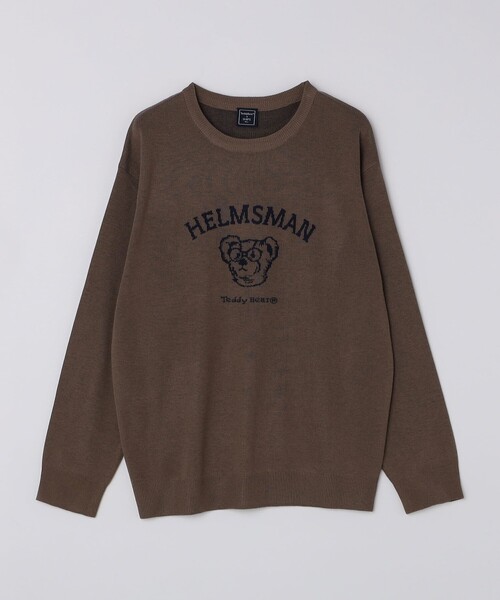SHIPS Colors（シップス カラーズ）の「SHIPS Colors:〈洗濯機可能〉TeddyBear(R) 12ゲージ ニット◇（ニット/セーター・メンズ・オフホワイト/ダークグレー/ネイビー/ベージュ・X-LARGE/LARGE/MEDIUM/SMALL）」の6枚目の写真