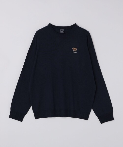 SHIPS Colors（シップス カラーズ）の「SHIPS Colors:〈洗濯機可能〉TeddyBear(R) 12ゲージ ニット◇（ニット/セーター・メンズ・オフホワイト/ダークグレー/ネイビー/ベージュ・X-LARGE/LARGE/MEDIUM/SMALL）」の7枚目の写真