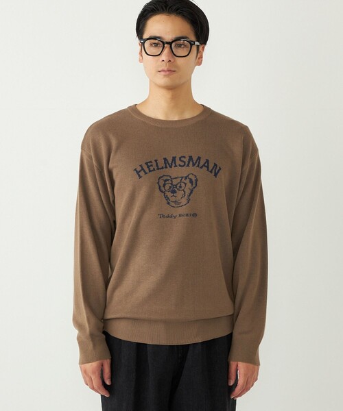 SHIPS Colors（シップス カラーズ）の「SHIPS Colors:〈洗濯機可能〉TeddyBear(R) 12ゲージ ニット◇（ニット/セーター・メンズ・オフホワイト/ダークグレー/ネイビー/ベージュ・X-LARGE/LARGE/MEDIUM/SMALL）」の17枚目の写真