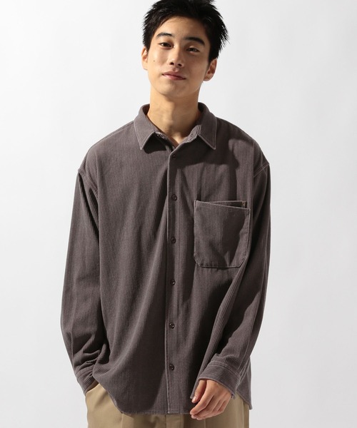 セール】フェードコーデュロイシャツ（シャツ/ブラウス）｜niko and