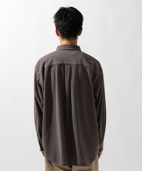 niko and...(ニコアンド)の「フェードコーデュロイシャツ(シャツ/ブラウス・メンズ・ブルー/チャコール/ブラウン・LARGE/MEDIUM)」の7枚目の写真