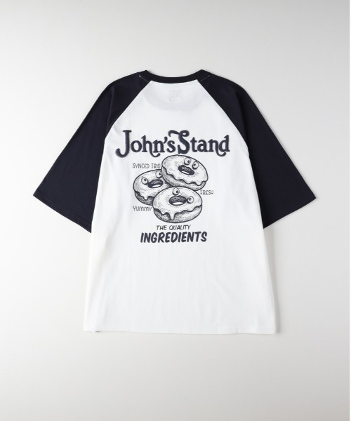 Right-on(ライトオン)の「Other(ソノタ)【メンズ】ラグランスリーブフードプリントTシャツ(Tシャツ/カットソー・メンズ・ブラック/ブラック×ホワイト/ネイビー×ホワイト/ホワイト・L/XL/M)」の4枚目の写真